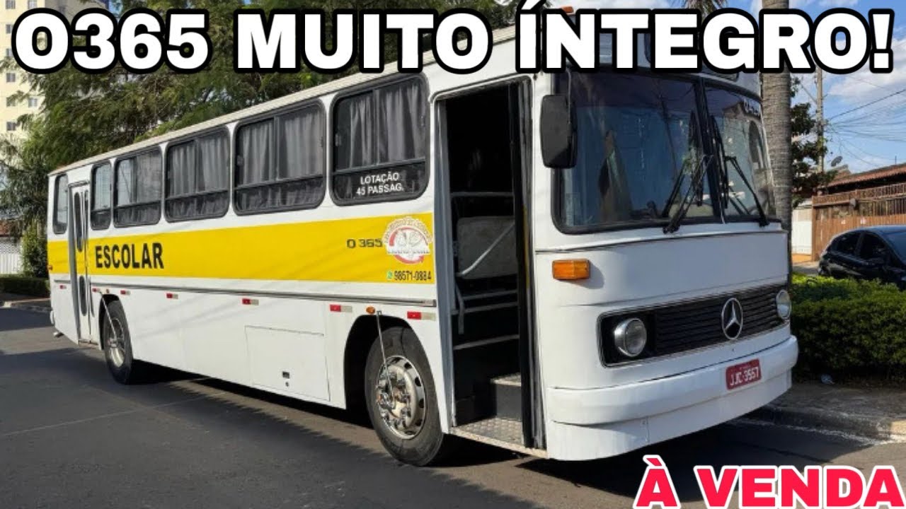 ÔNIBUS MONOBLOCO O365 À VENDA - MUITO ÍNTEGRO, CONFIRA!