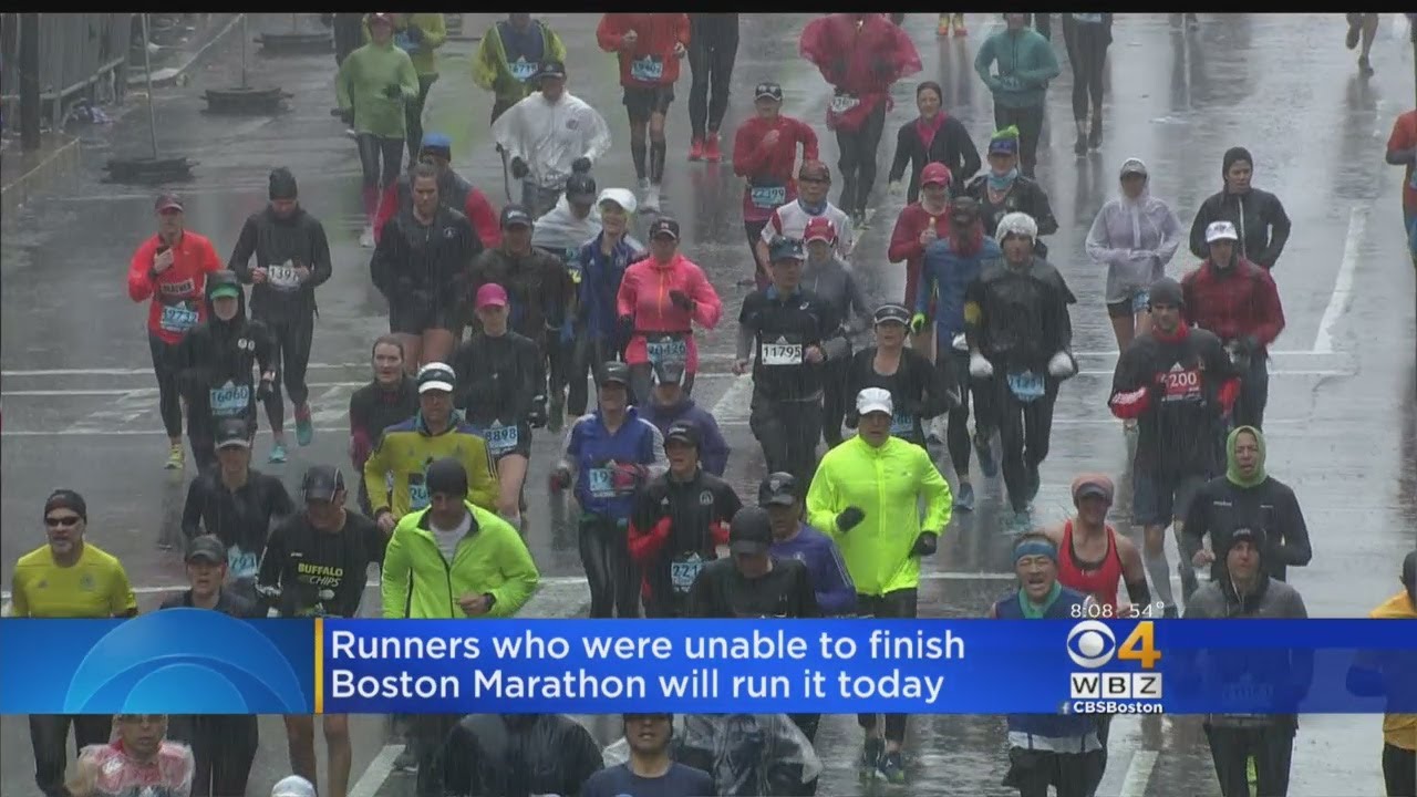 Runners To Complete Boston Marathon Course On Sunday