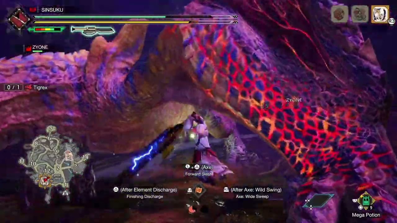 Monster Hunter Rise: Switch Axe Counter Last Second!