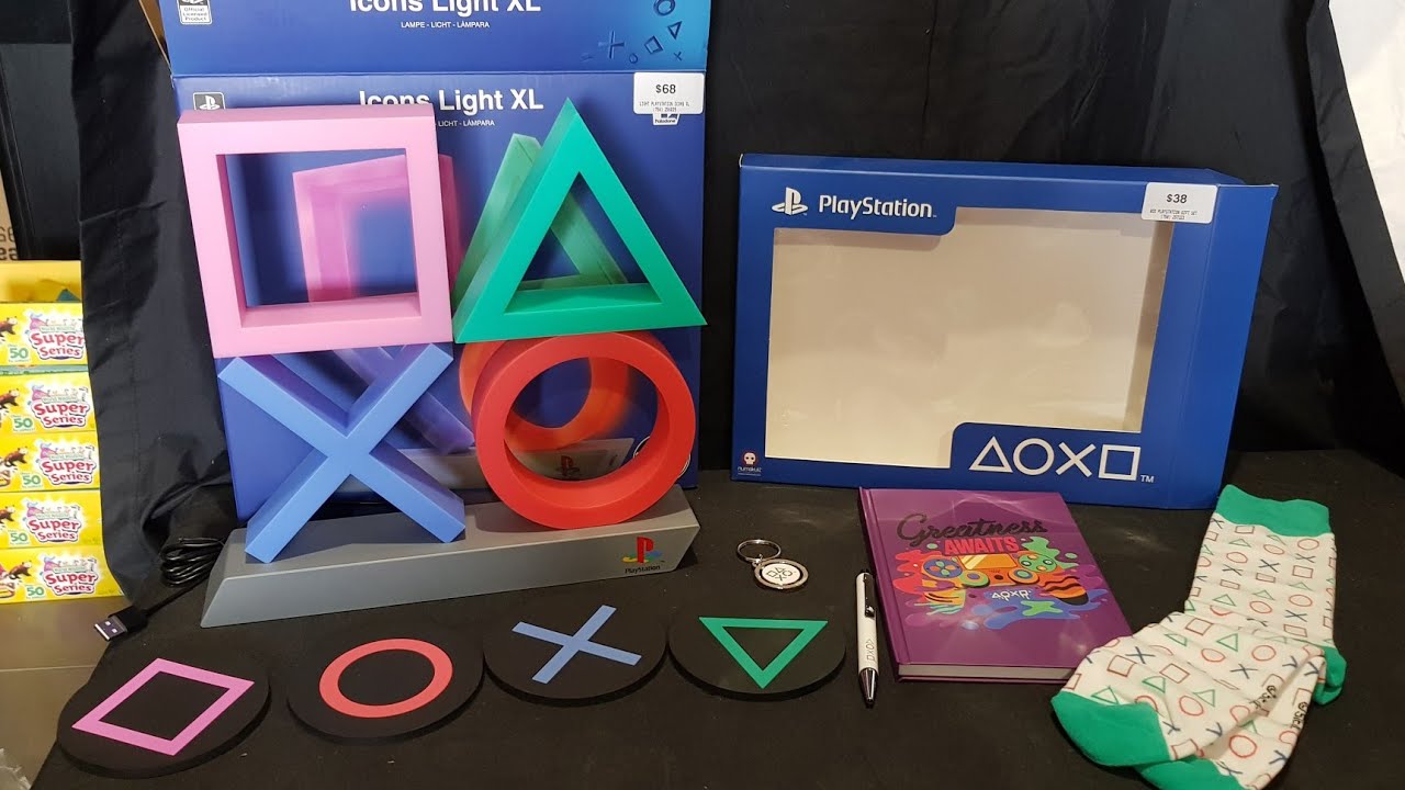 Unboxing: Playstation Icons Light XL and Playstation Gift Set from EB Games Australia