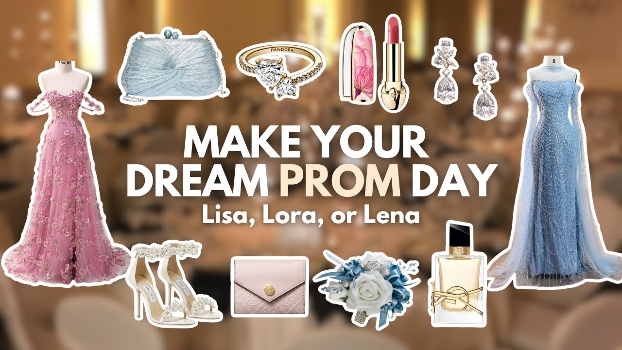 Make your DREAM Prom Day 💃🎉🪩| Lisa, Lora or Lena