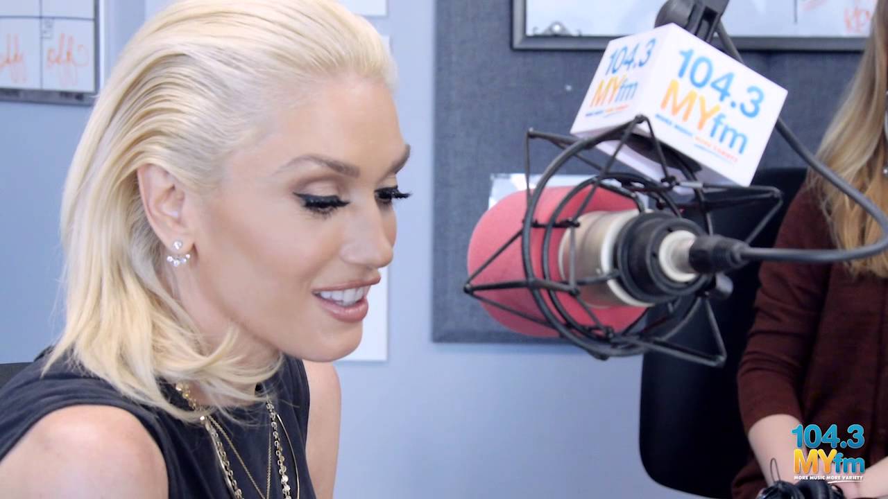 Gwen Stefani In Studio with Valentine in the Morning, November 3, 2015