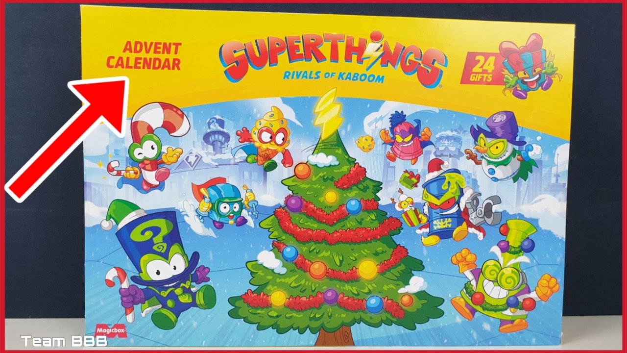 SUPERTHINGS ADVENT CALENDAR! Unboxing Super Things Christmas 24 day Calendar opening