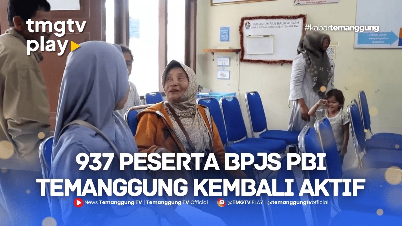 937 PESERTA BPJS PBI TEMANGGUNG KEMBALI AKTIF