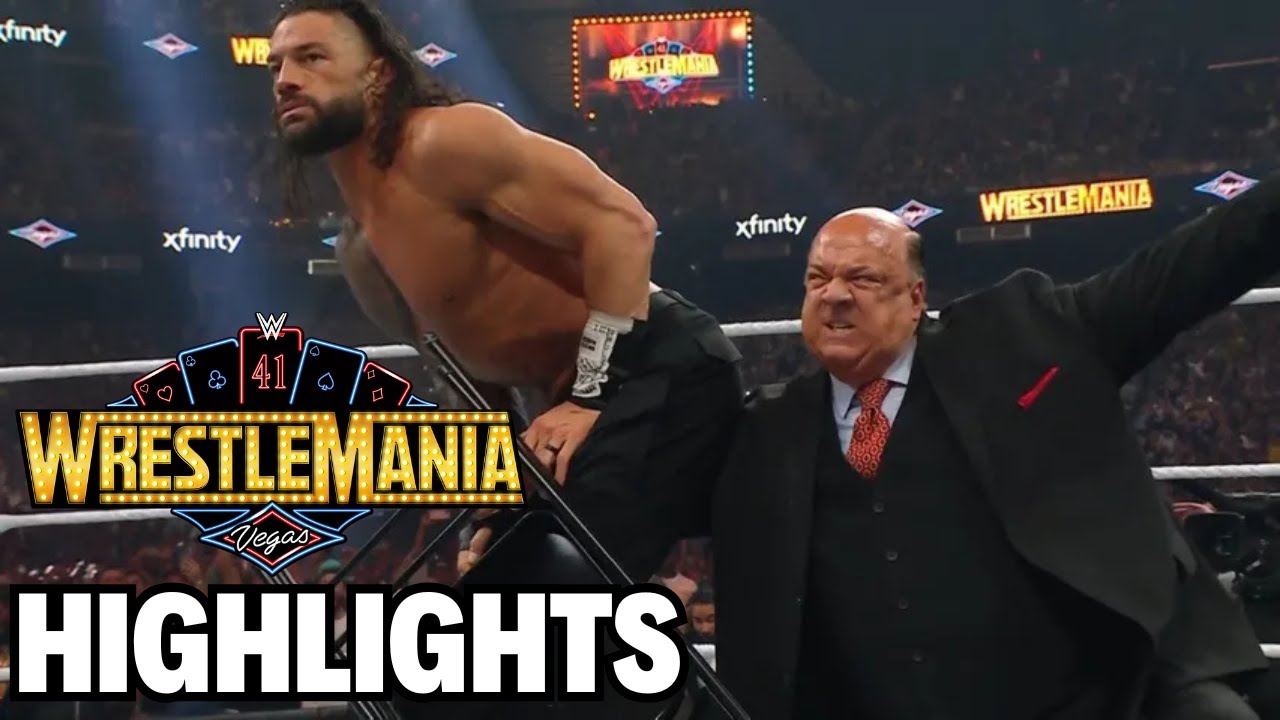 WWE Wrestlemania 2025 Highlights