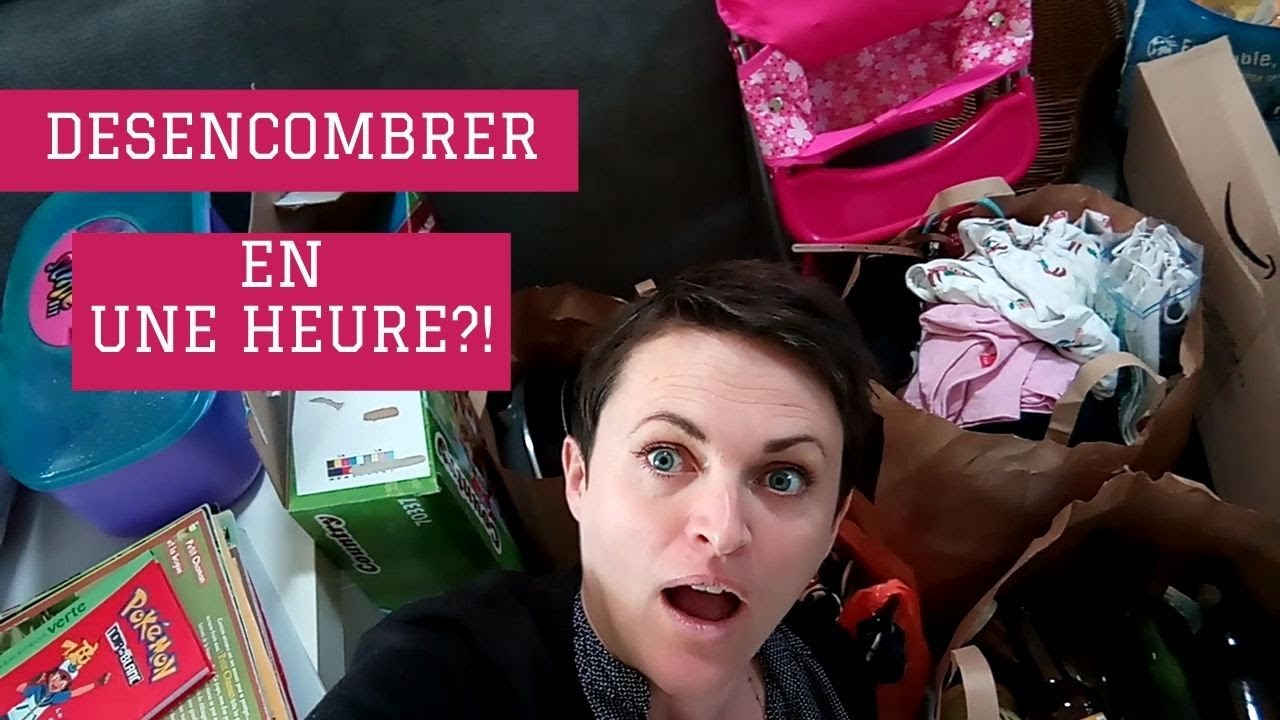 Challenge - désencombrer sa maison en 1 heure?! Faisable ou pas? Declutter with me!