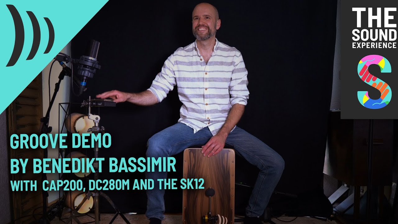 Benedikt Bassimir tests Cajon Pedal, Havana Shaker and DynaCrasher