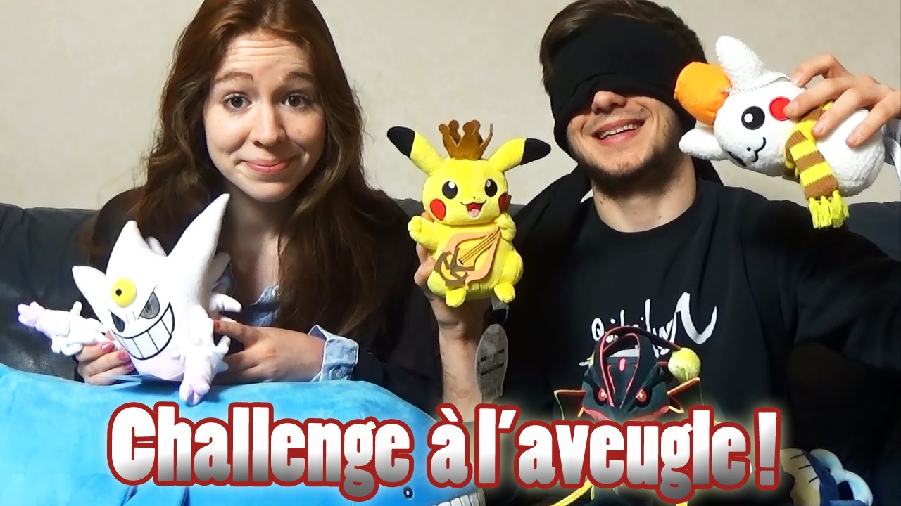POKEMON CHALLENGE À L'AVEUGLE #1 Devine ma Peluche Pokémon !