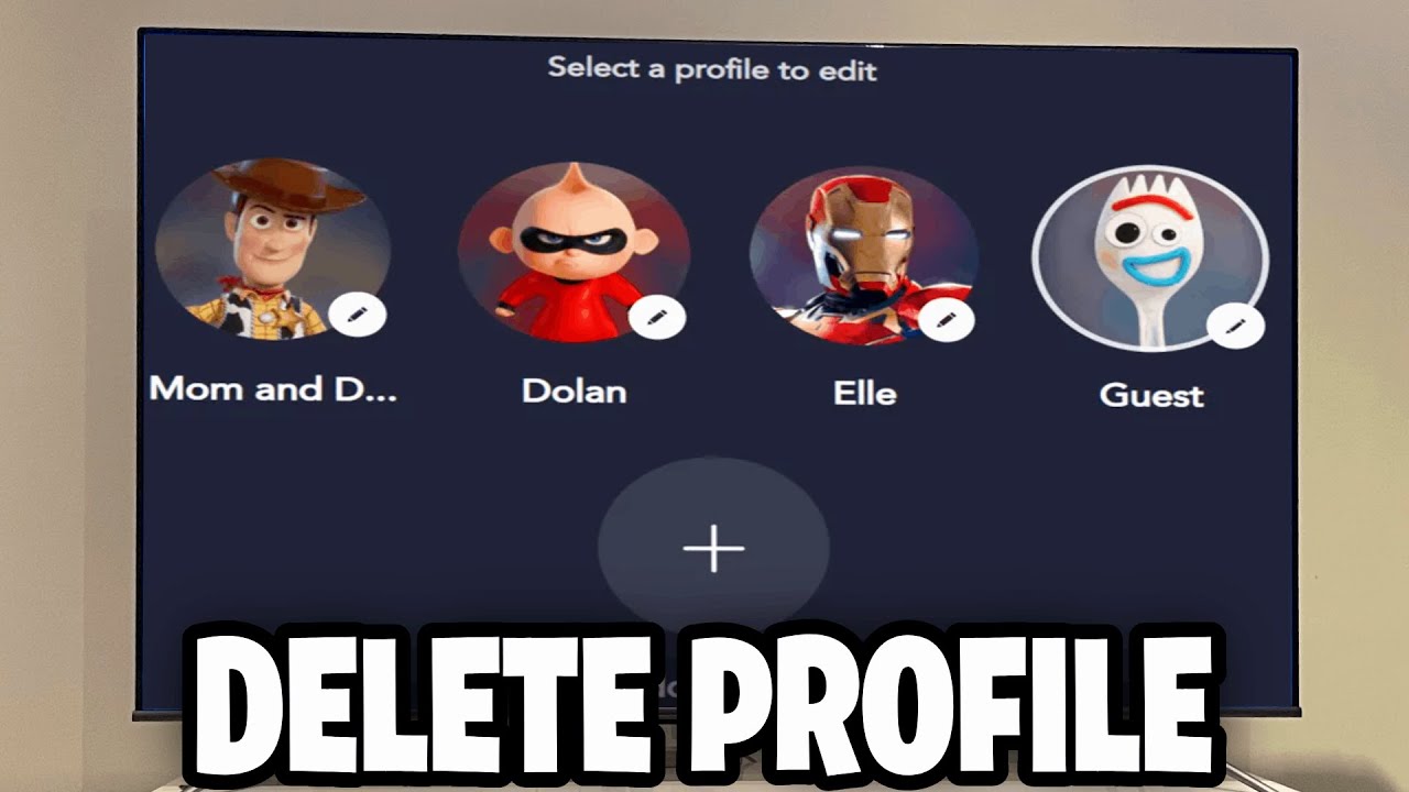 How To Delete a Disney Plus Profile On TV! - Tutorial