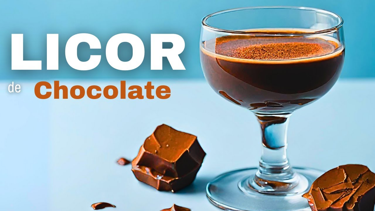 DEMASIADO FACIL🤤 Como hacer licor de chocolate casero y PROFESIONAL