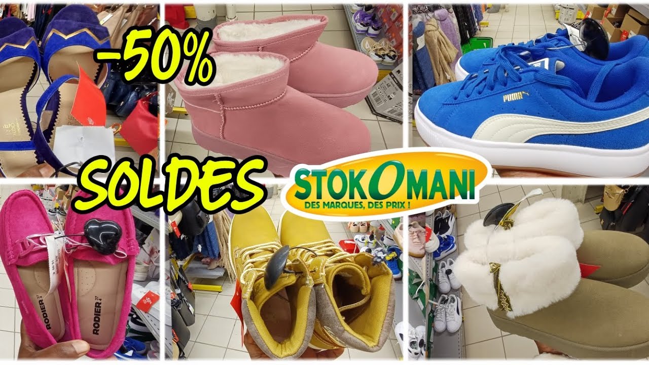 🪷 CHAUSSURES DE MARQUE À -50% CHEZ STOCKOMANI 🔥🔥🔥