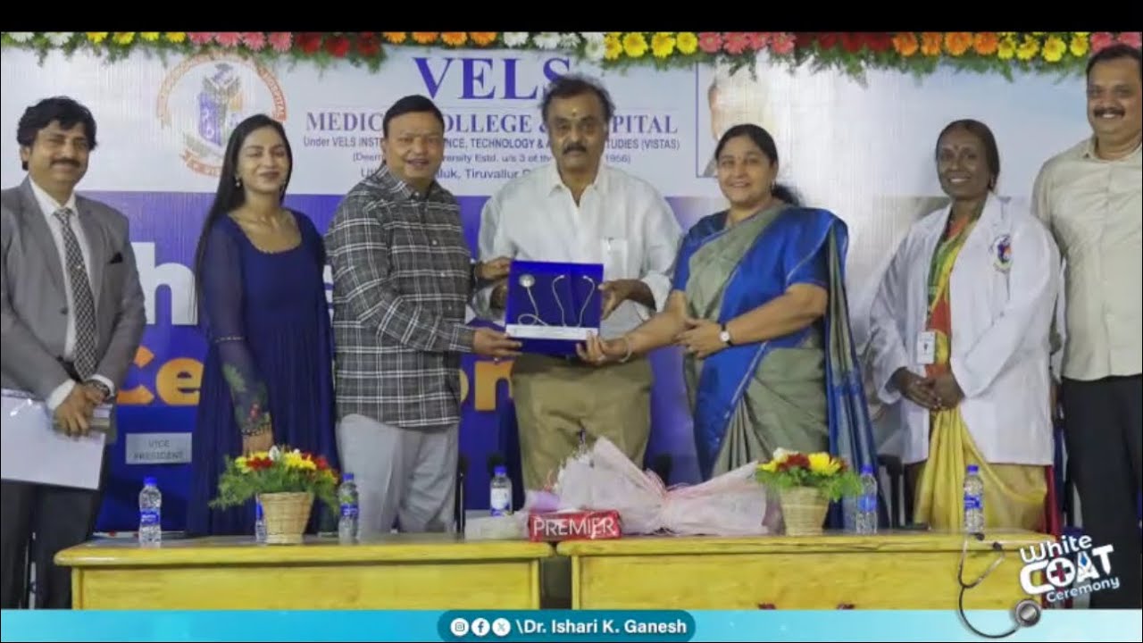 White Coat Ceremony at Vels Medical College & Hospital