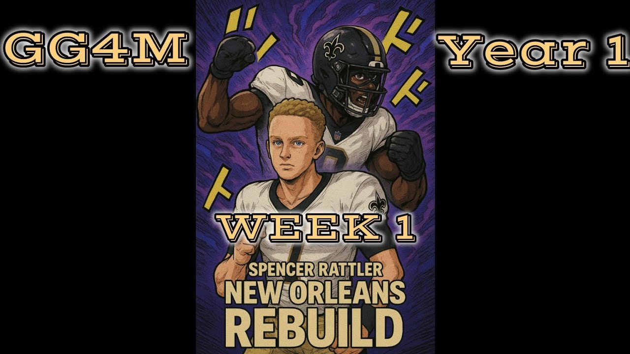 🏈LIVE 🏈SAINT 🏈REBUILD 🏈YEAR 1 🏈WEEK 1 PT.2🏈ONLINE FRANCHISE 