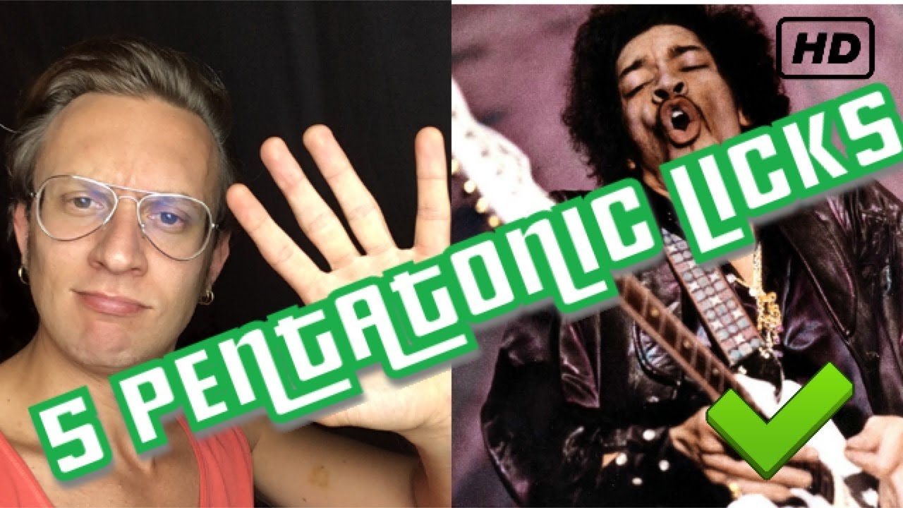 ПЕНТАТОНИЧЕСКИЕ РИФМЫ - 5 классических рок-риффов, которые вы должны знать (легко!) ⎪Урок игры на...