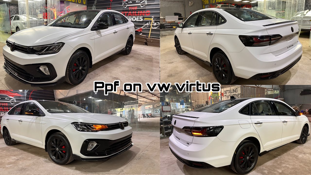 Matt PPF on volkswagen virtus And Modifications.
