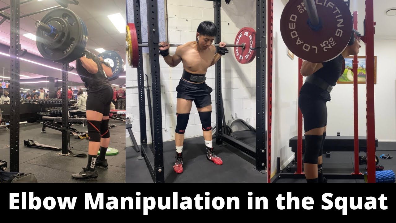 Manipulating the Elbows to Achieve a Flat Back in Squats