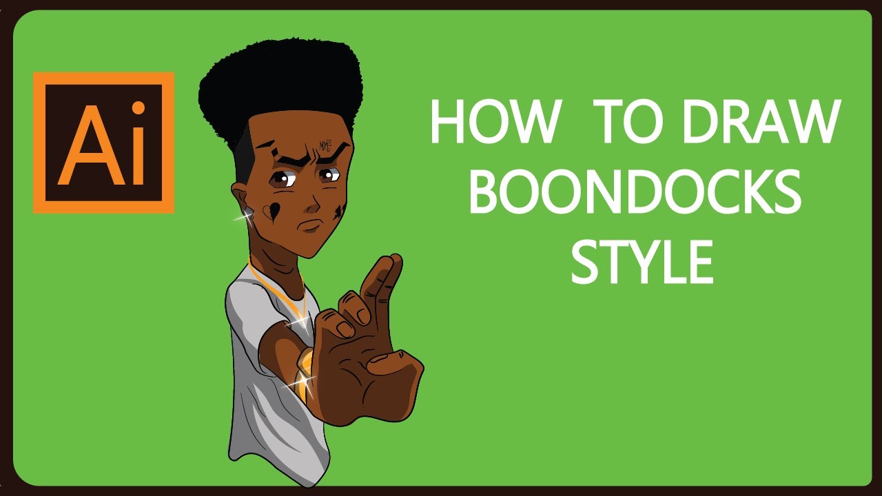 SPEED ART [ how to draw boondocks style ]