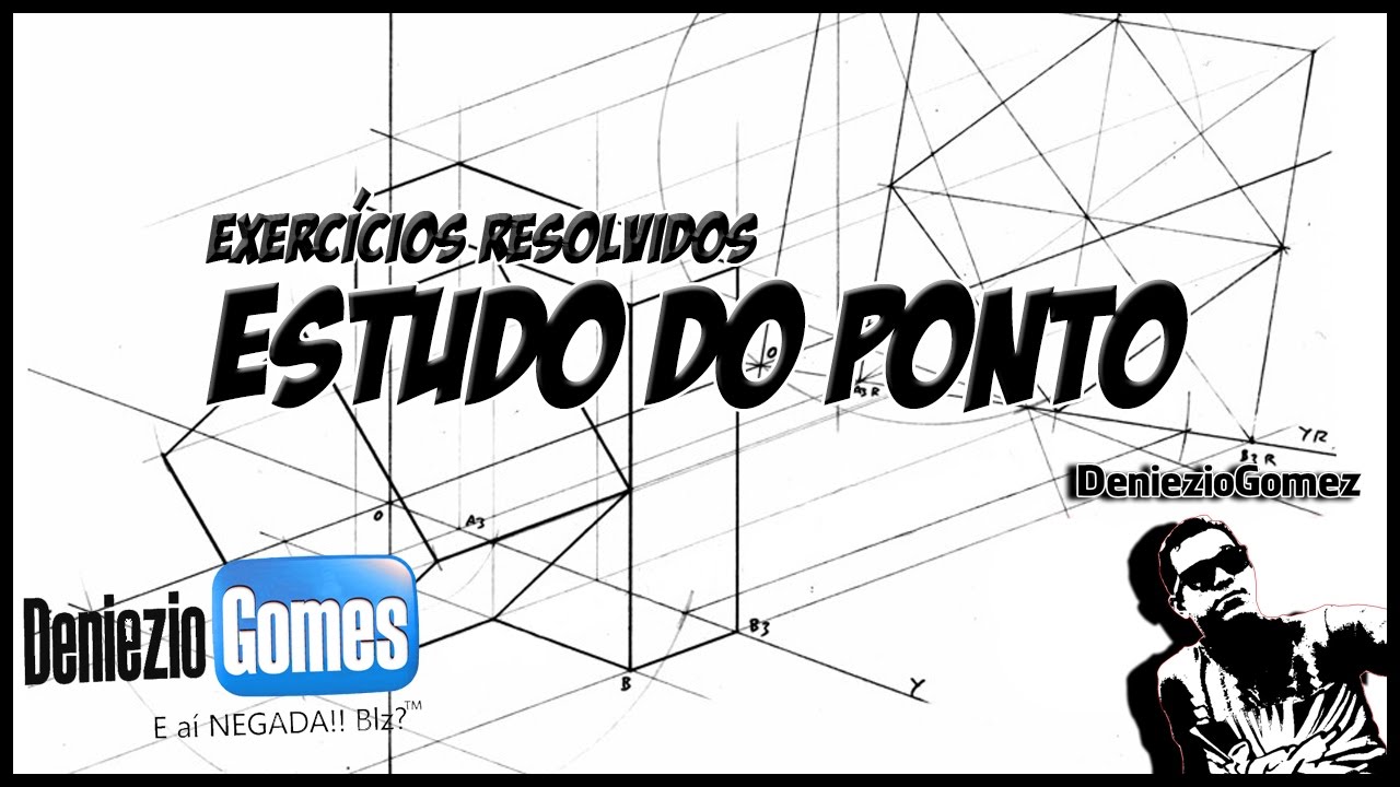 Geometria Descritiva - Ponto - Exercícios Resolvidos 03