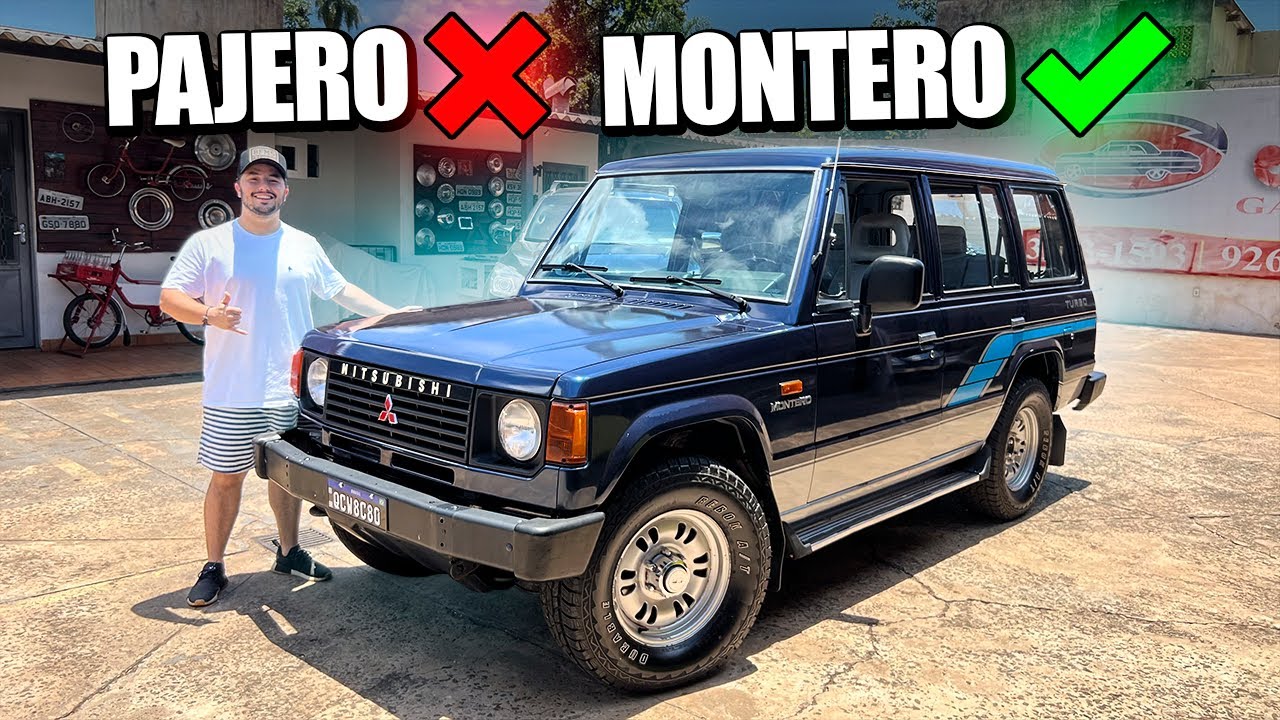 CONHECE A MITSUBISHI MONTERO? 😱 ESSA É A PRIMEIRA PAJERO FULL FABRICADA!!