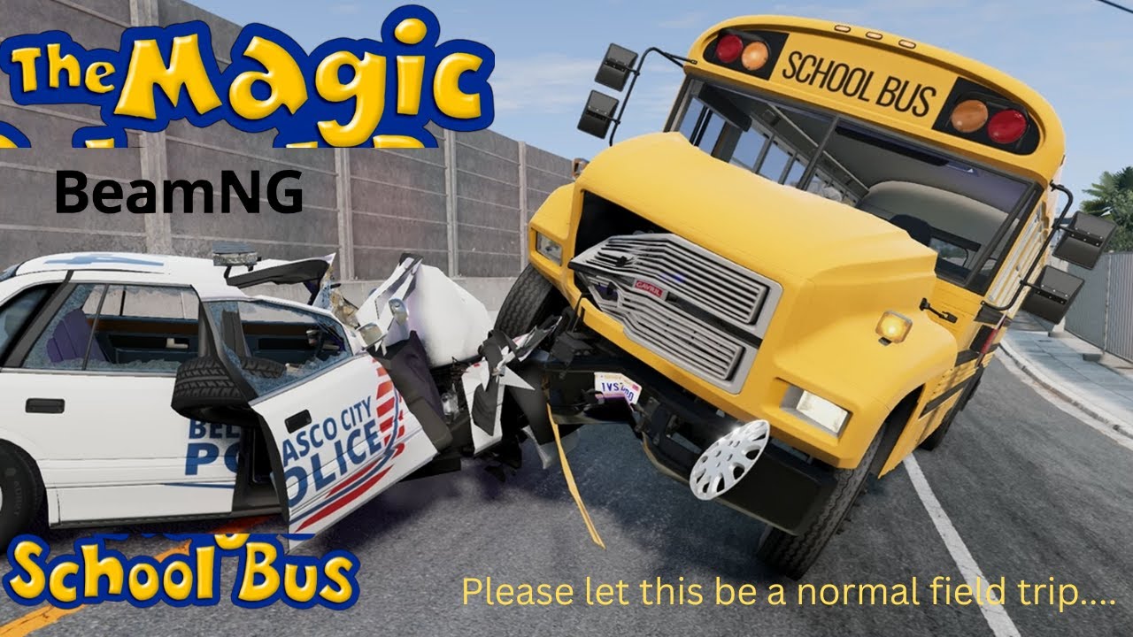 The Magic School Bus in BeamNG.Drive 2