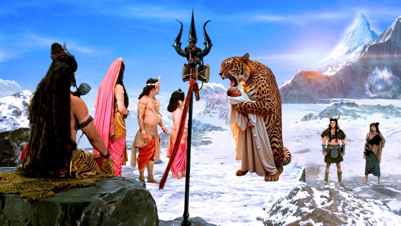 आखिर क्यों ये बाघ एक नवजात शिशु को लेकर पहुंचा महादेव के पास | Vignaharta Ganesh