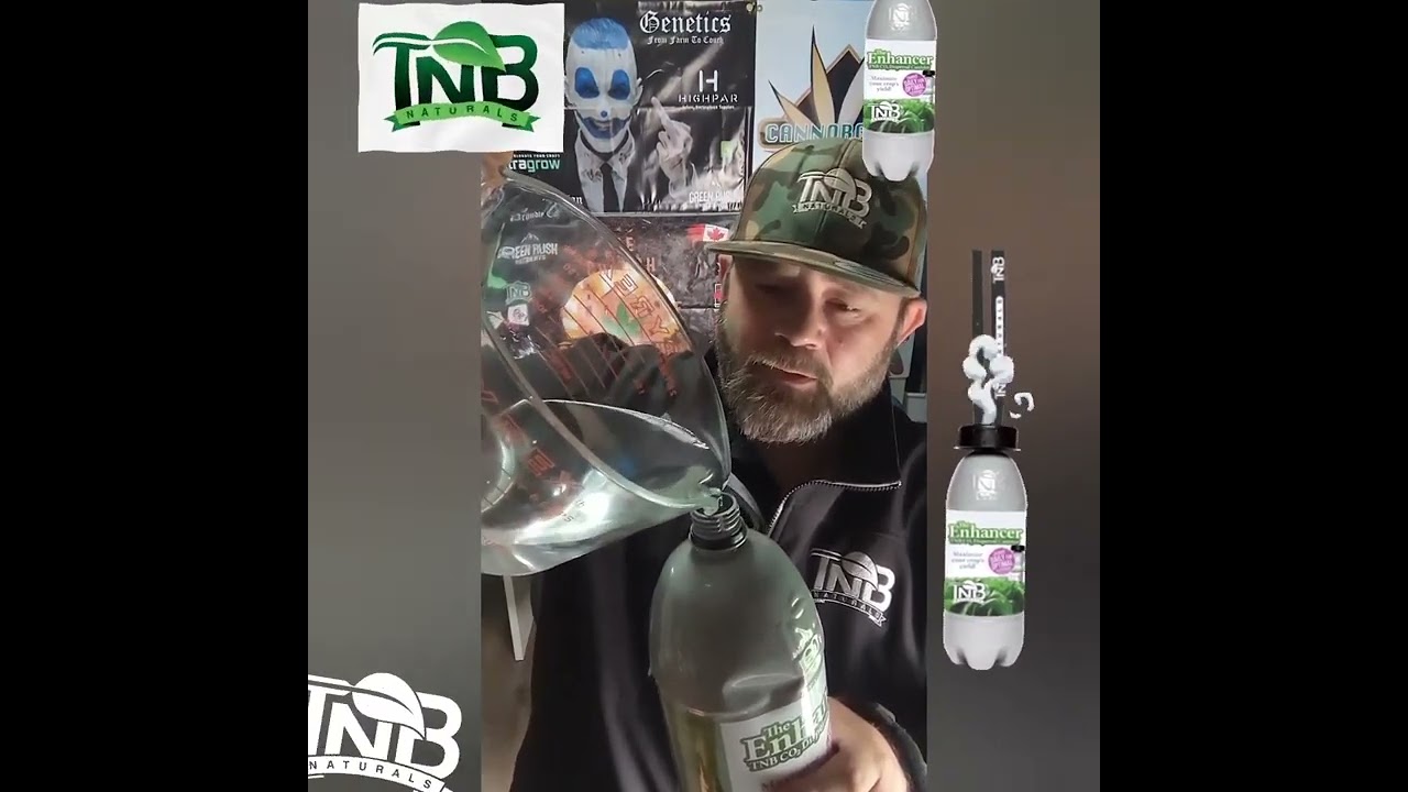 thechurchofpeterborough Mixing The CO2 Enhancer bottle @tnb_naturals #ptbocrew #growingwithfriends