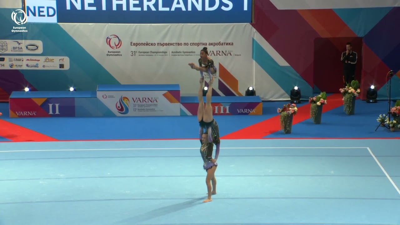 Daal, Speerstra & Hogenhuis (NED) - 2023 ACRO European bronze medallists, Junior Balance