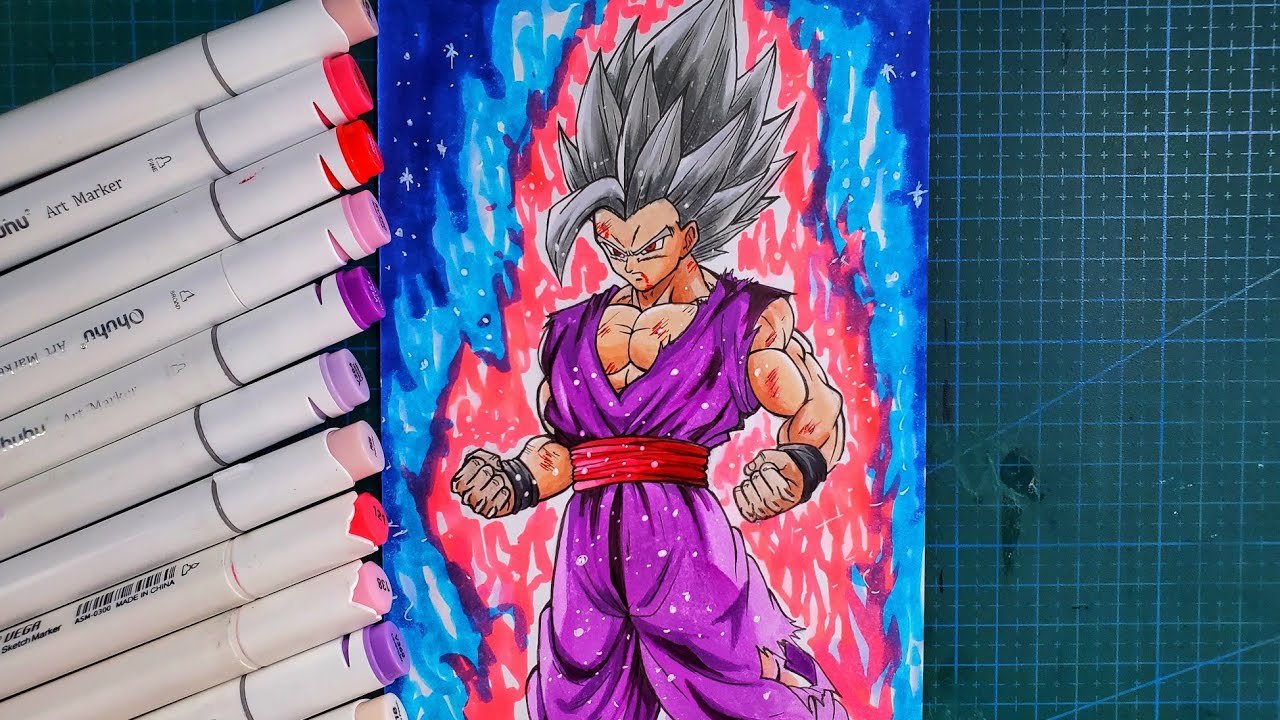 How to Draw Beast Gohan🔥[Dragonball] step by step drawing tutorial