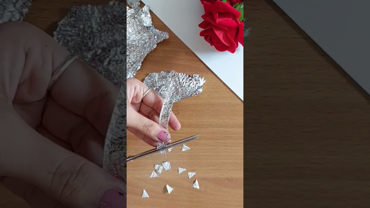 DIY wall hanging | silver foil craft | stars | moon 🌙