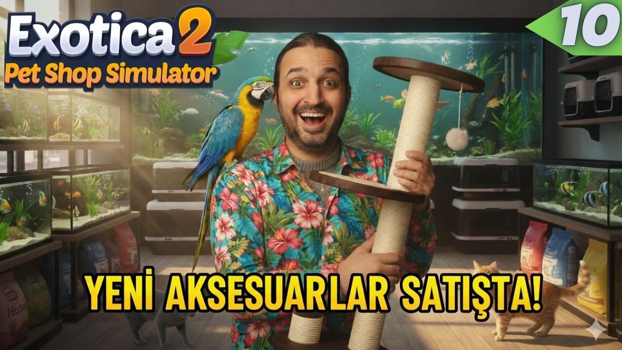 Yeni Kedi Aksesuarları Yeni Reyonlar ! | Exotica 2 Pet Shop Simulator Türkçe Bölüm 10