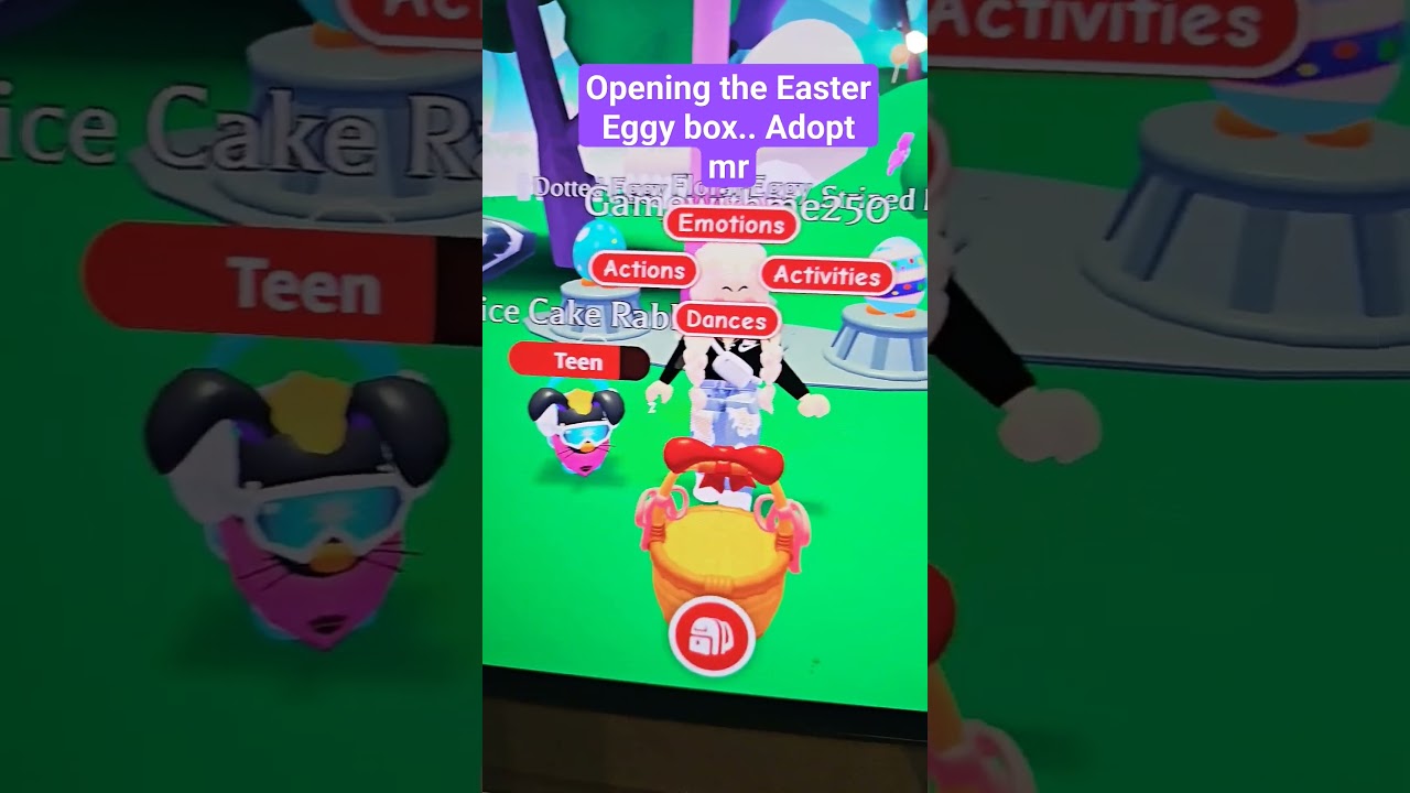 OPENING NEW EASTER EGGY BOX.. ADOPT ME