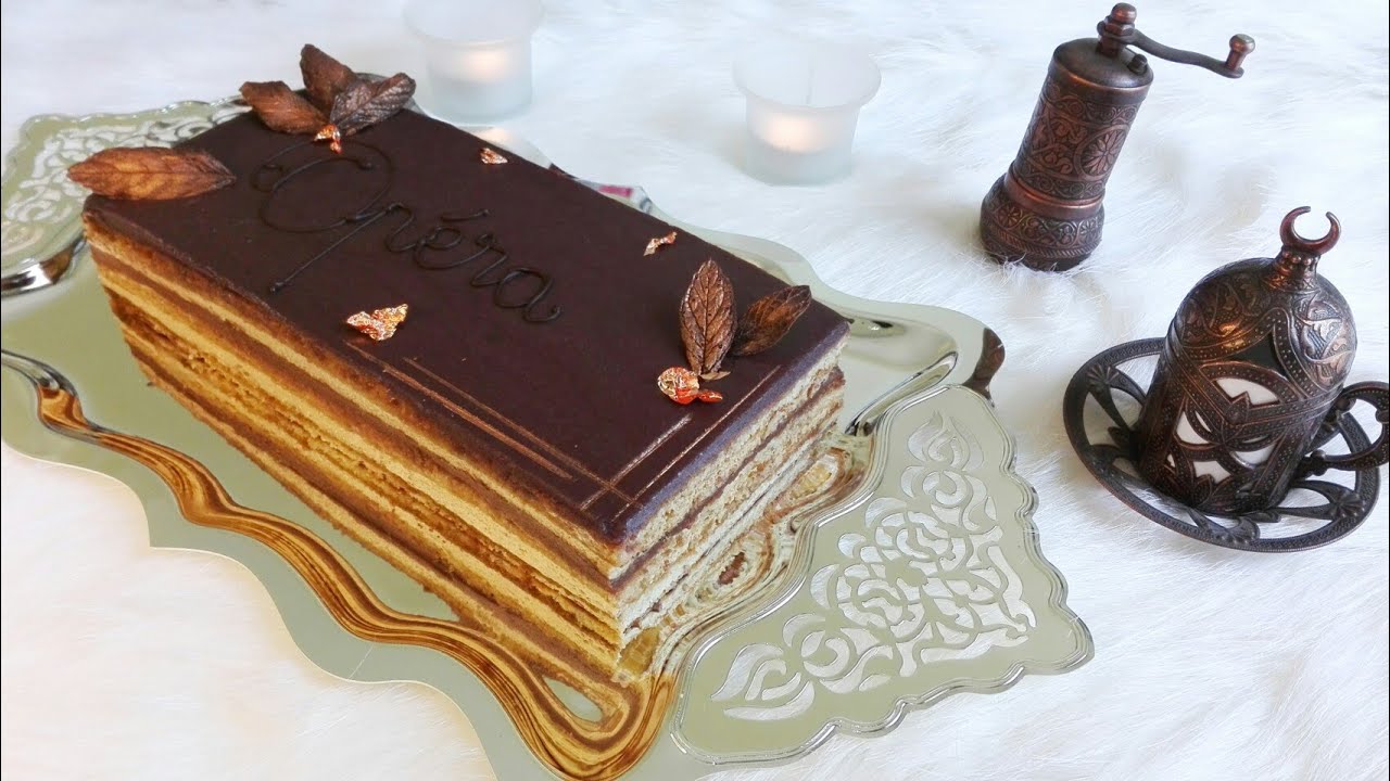 gâteau opéra recette détaillée bon... bon... trop bon! وصفة الاوبرا بالتفصيل ناجحة من اول تجربة