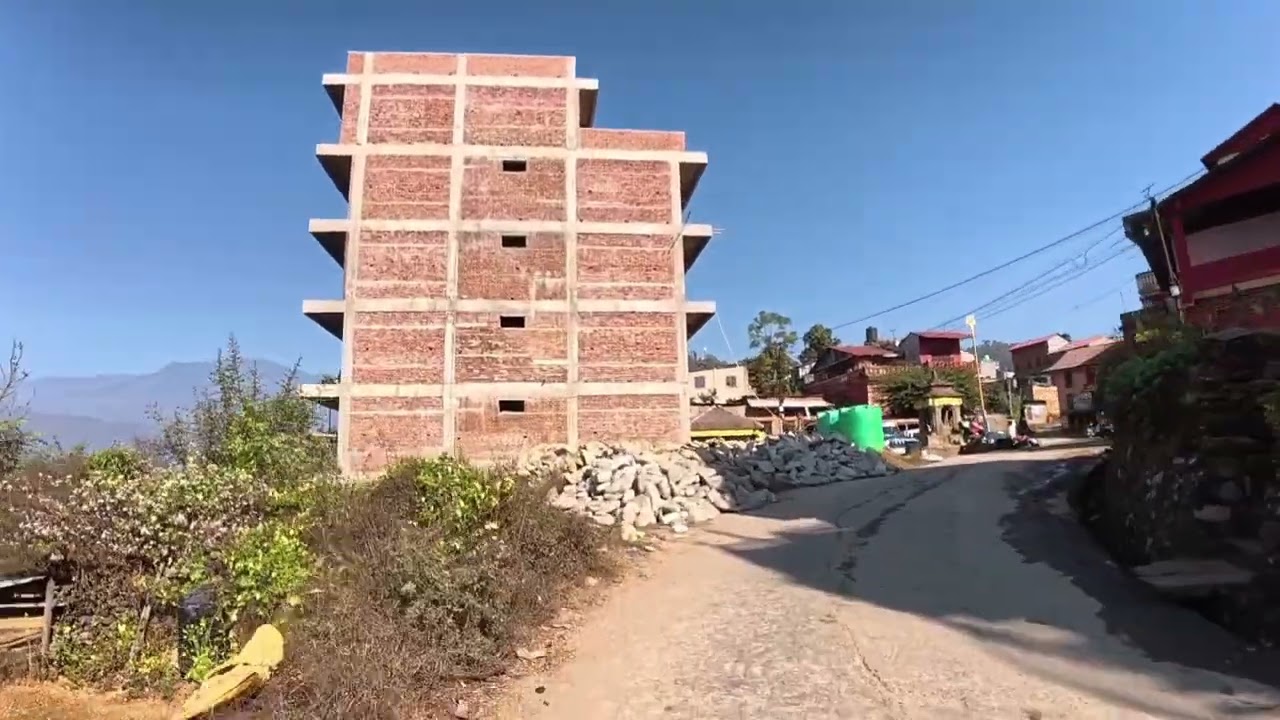 Jorney through Nuwakot City😍    