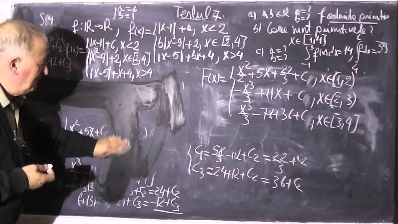 Lectia 284 - Modulul unei functii Continuitate Derivabilitate Integrale definite - Clasa 12