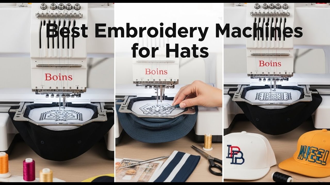 TOP 5 Best Embroidery Machines For Hats 2026 | Embroidery Machines For Hats Every Crafter Needs