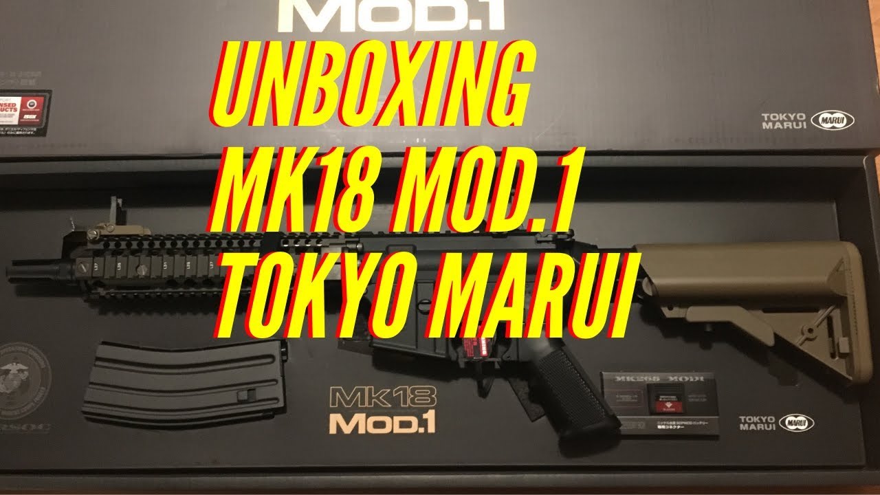 Unboxing Tokyo Marui Mk18 Mod.1 recoil