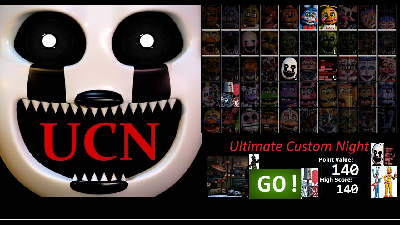 Nightmarrione 'nın  Yumurta Gibi Kafası Var  I   Ultimate Custom Night I