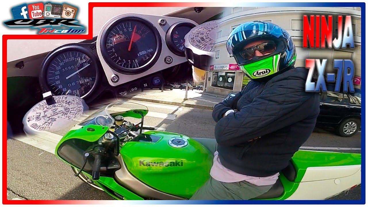 ✔ TEST DRIVE - Kawasaki Ninja ZX-7R - 300km/h (186mph)