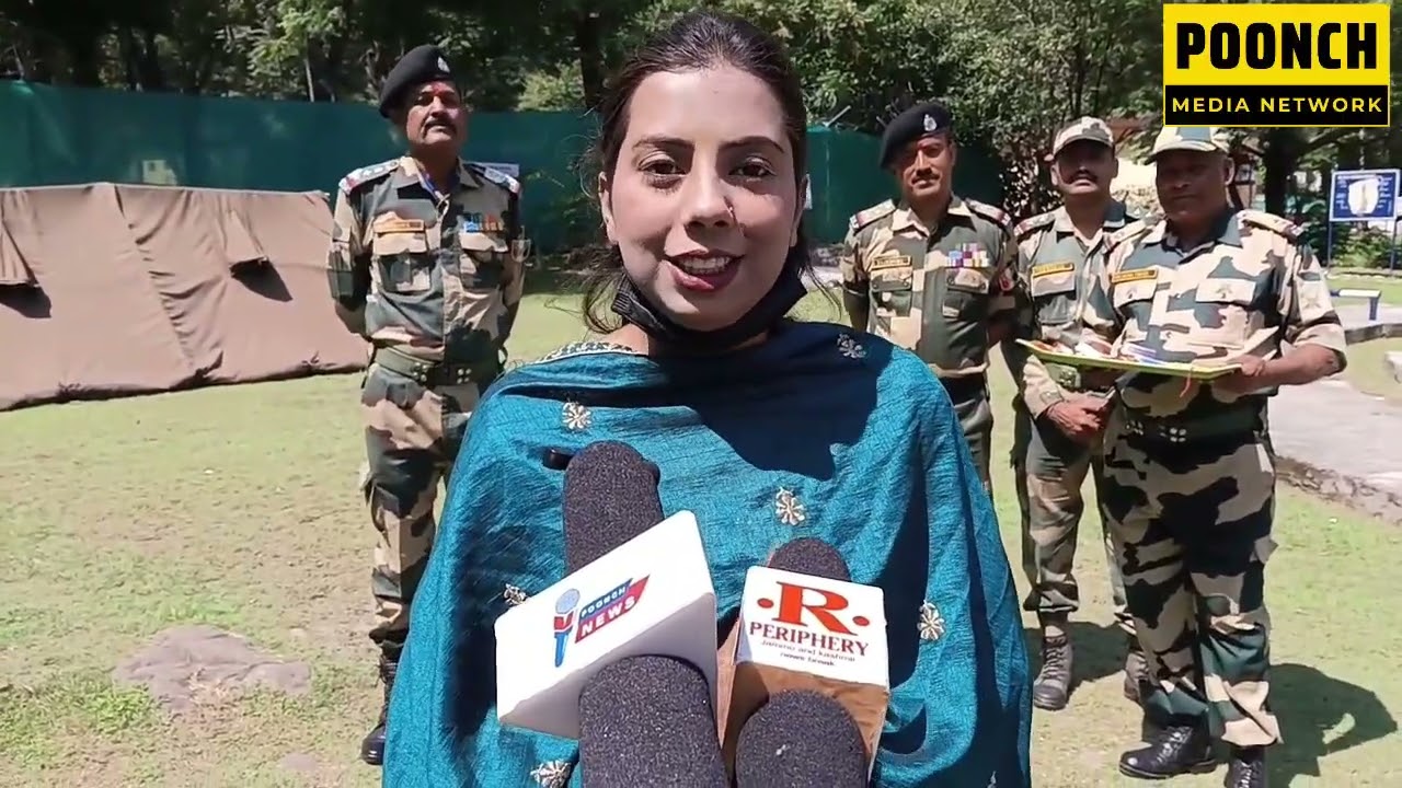 BSF Soldiers Celebrate Raksha Bandhan With Locals In Poonch Near Loc
