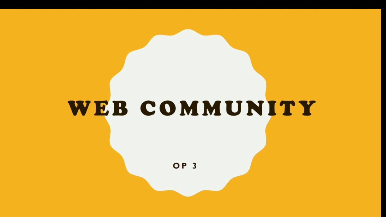 Web Community