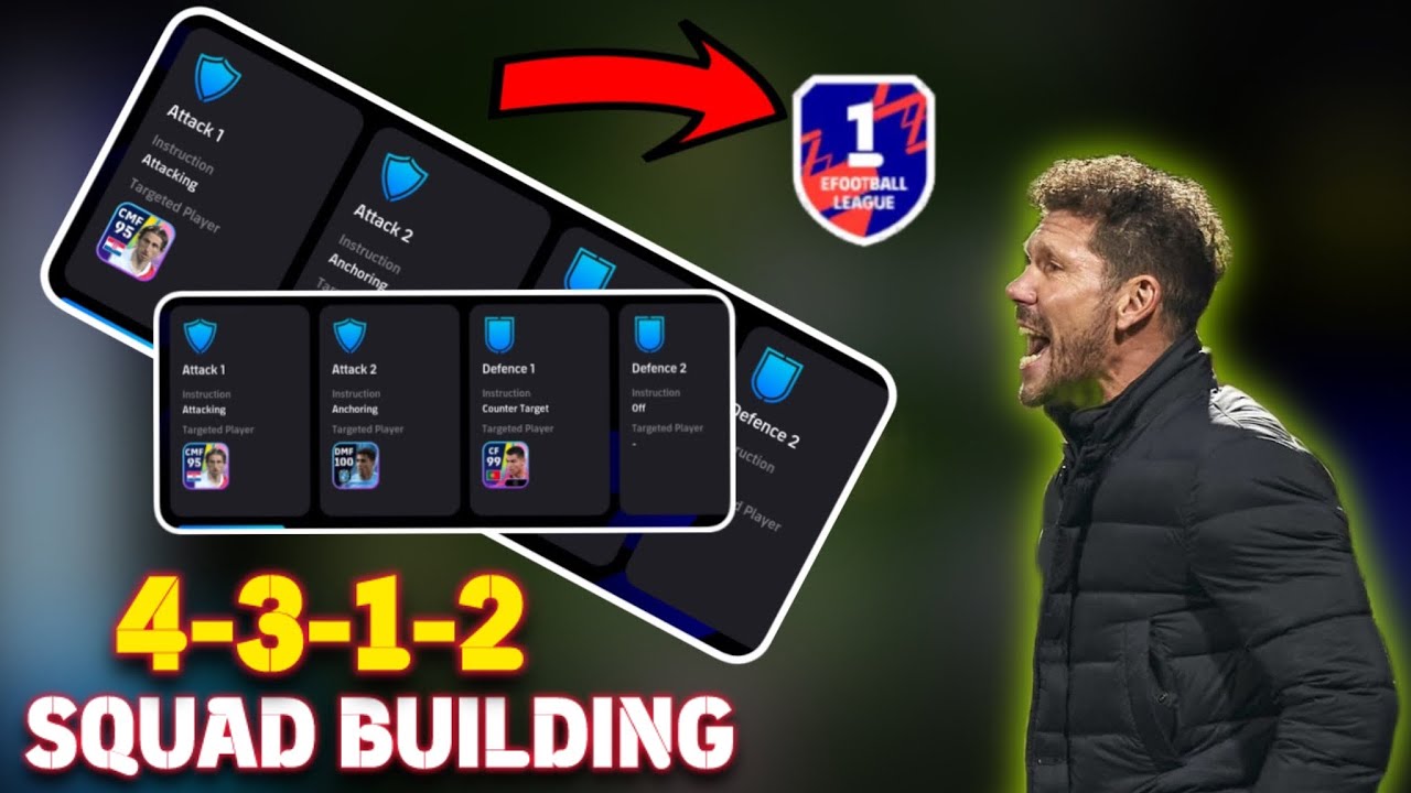 THIS 4-3-1-2 FORMATION IS 😮‍💨🔥OVERPOWERED WITH SECRET INDIVIDUAL INSTRUCTIONS .