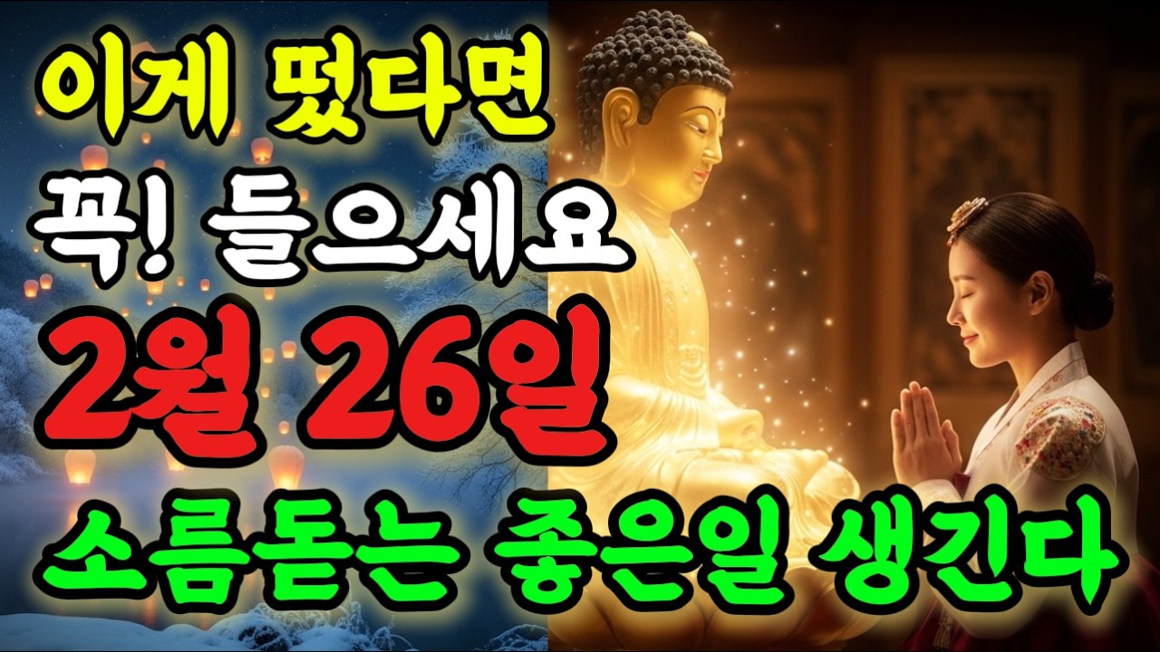 💥이영상 떴다면 바로 들어보세요! 소름돋는 좋은일 생길 징조입니다! #로또당첨 #소원성취 #행운음악 #명상음악 #불교음악