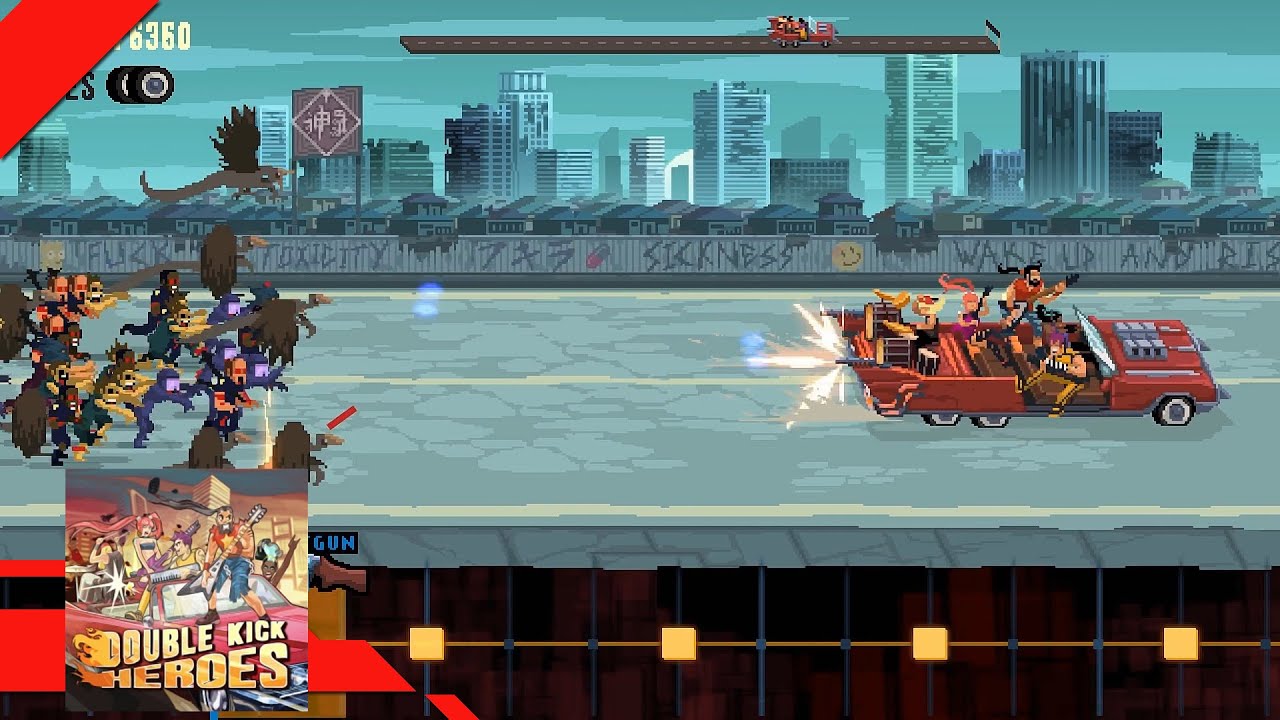Double Kick Heroes - 60 Minute Playthrough [Switch]