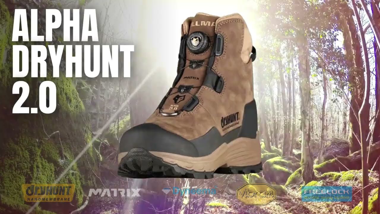 Waterproof hunting boots Alpha 2.0 Dryhunt by Hillman