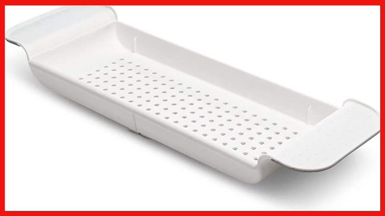 madesmart Expandable Bath Shelf: Effortless Organization for Your Bathtub Essentials