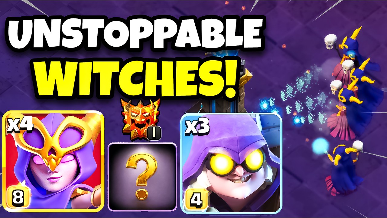 Witches Are BROKEN! 😱 Insane 3 Star Attack Th18 | Clash of Clans
