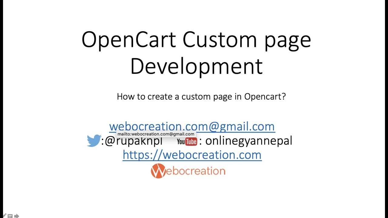 Как создать пользовательскую страницу в OpenCart 3? — Руководство разработчика