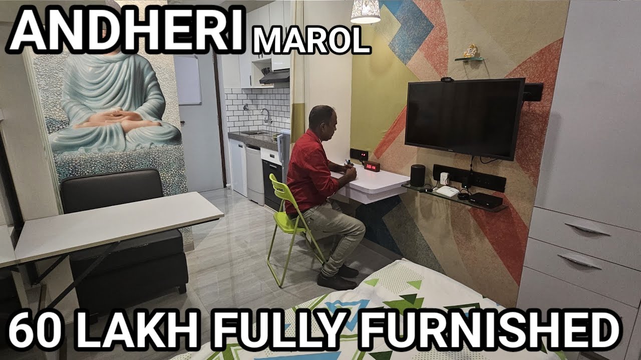 ANDHERI 1 BHK 445 CARPET & STUDIO APARTMENTS 60 LAKH ALL IN FULLY FURNISHED 8329143758 | 9702611580