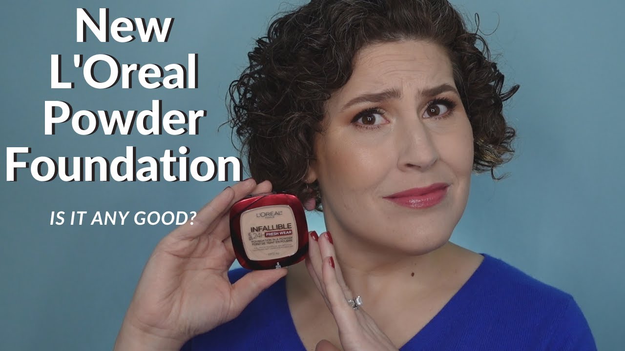 Trying New Makeup - L'Oreal Infallible Full Wear Powder Foundation