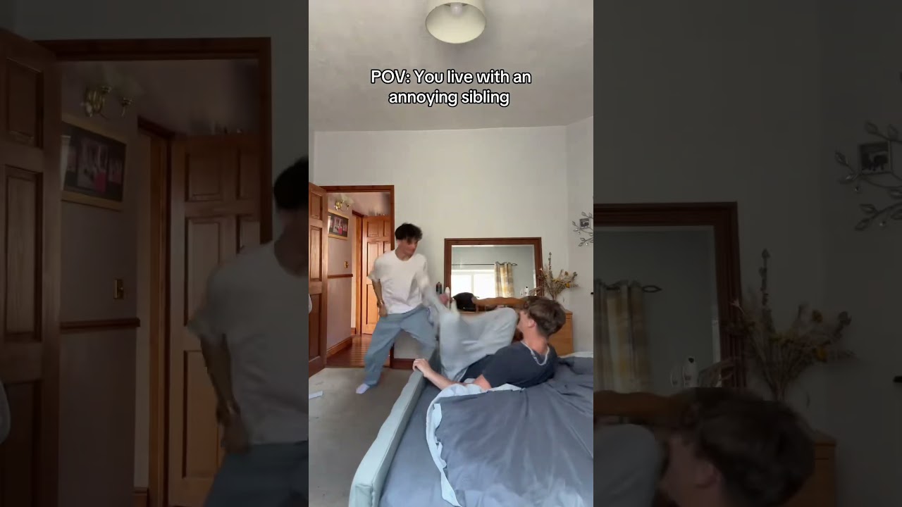 WHEN YOU LIVE WITH AN ANNOYING SIBLING #comedy #shorts #relatable